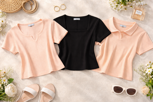 Women pack of 3 Crop-Top