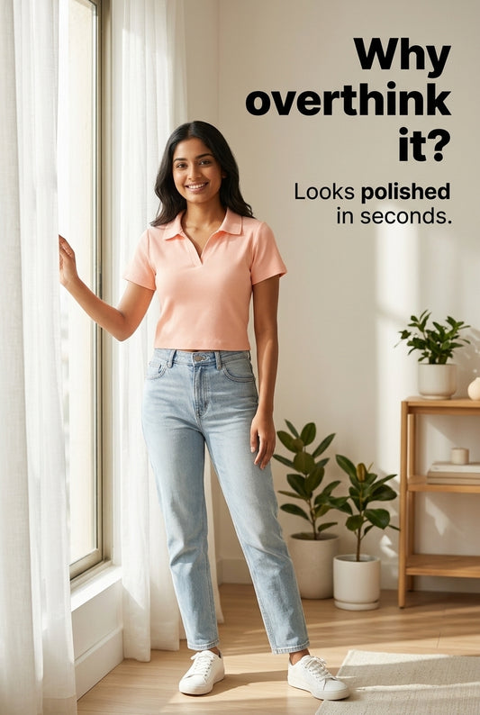 Polo Crop-Top