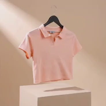 Polo Crop-Top
